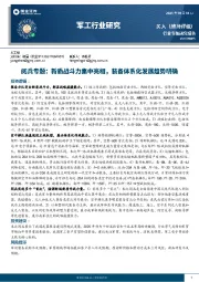 军工行业研究：阅兵专题：新质战斗力集中亮相，装备体系化发展趋势明确