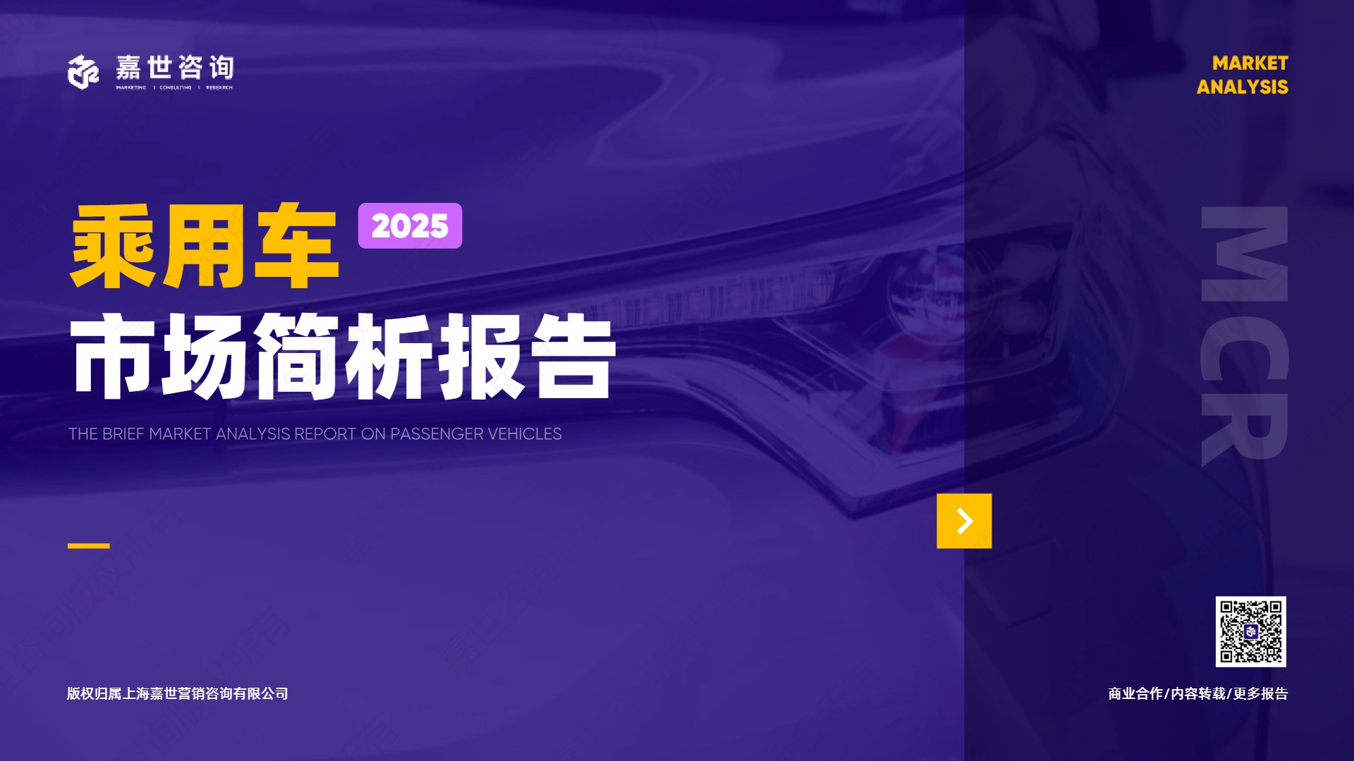 2025乘用车市场简析报告