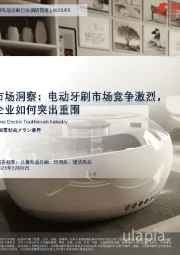 中国电动牙刷行业调研简报：市场洞察：电动牙刷市场竞争激烈，企业如何突出重围