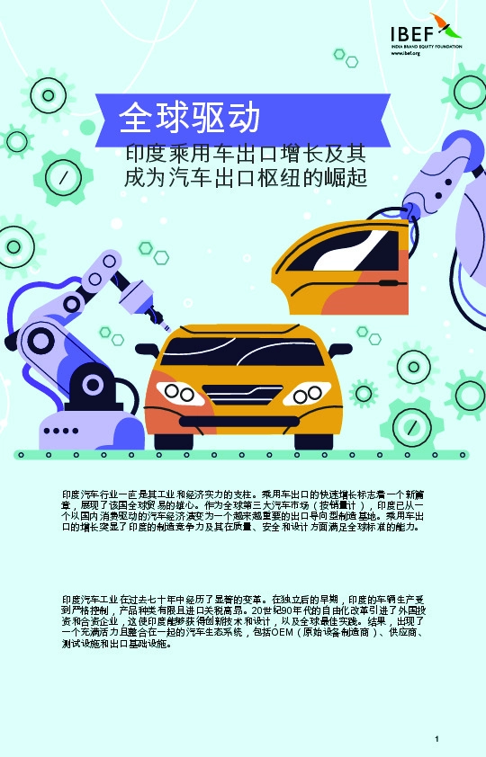 汽车全球驱动：印度乘用车出口增长及其成为汽车出口枢纽的崛起