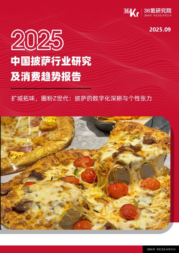 2025中国披萨行业研究及消费趋势报告
