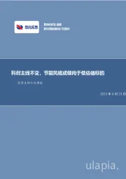 医药生物行业周报：科创主线不变，节前风格或倾向于低估值标的