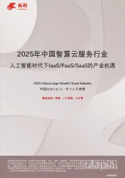 2025年中国智算云服务行业：人工智能时代下IaaS/PaaS/SaaS的产业机遇