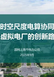 上海虚拟电厂的创新路径与成效：构建多时空尺度电算协同新范式
