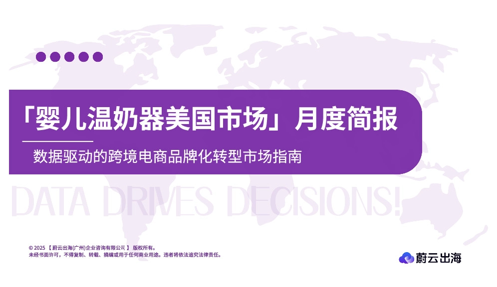 「婴儿温奶器美国市场」月度简报:数据驱动的跨境电商品牌化转型市场指南