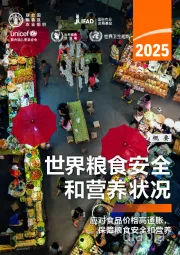 食品：2025世界粮食安全和营养状况-应对食品价格高通胀，保障粮食安全和营养