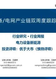 AIDC电力设备/电网产业链双周度跟踪（10月第1期）