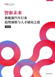 2025新能源汽车行业趋势洞察与人才破局之道：智驱未来