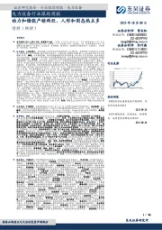 电力设备行业跟踪周报：动力和储能产销两旺，人形和固态热点多
