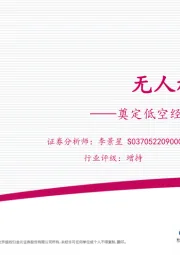 交通运输行业行业深度报告:无人机反制系统-奠定低空经济安全发展之基石