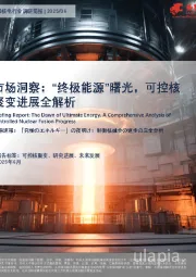 中国核电行业调研简报|2025/06:市场洞察:“终极能源”曙光,可控核聚变进展全解析