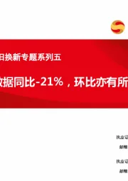 医疗设备以旧换新专题系列五：9月数据同比-21%，环比亦有所放缓