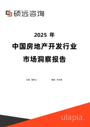 2025年中国房地产开发行业市场洞察报告