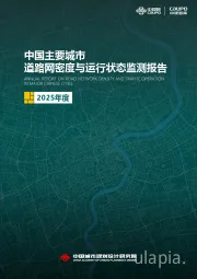 2025年度中国主要城市道路网密度与运行状态监测报告