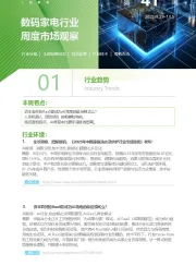 数码家电行业周度市场观察第41周