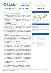 计算机行业周报:市场调整幅度较大,关注三季报业绩亮点