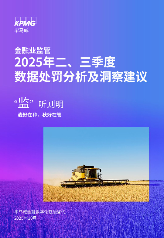 金融业监管2025年二、三季度数据处罚分析及洞察建议