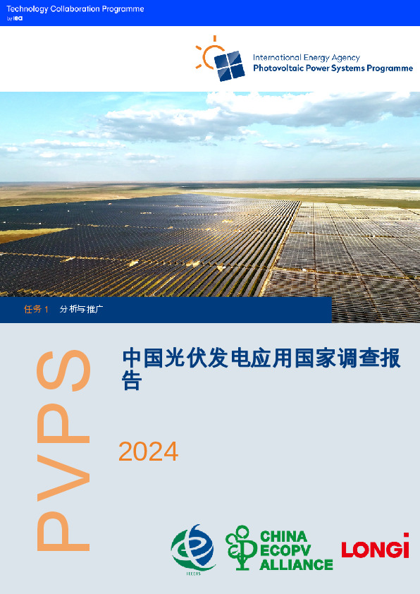 中国光伏发电应用国家调查报告2024
