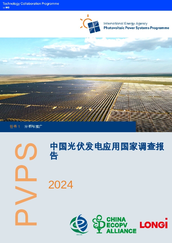 中国光伏发电应用国家调查报告2024