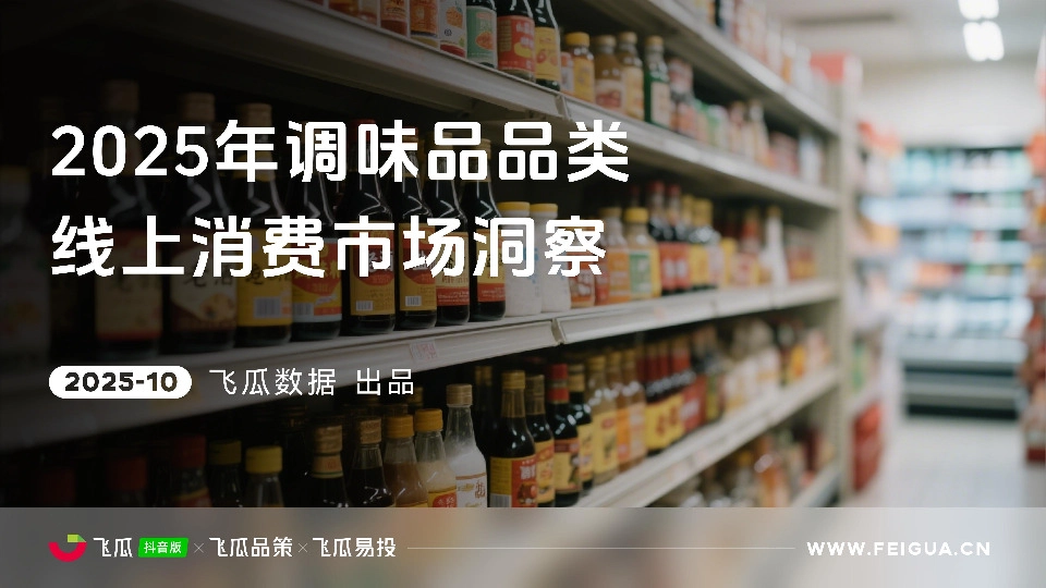 2025年调味品品类线上消费市场洞察