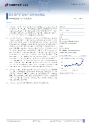 消费电子产业链跟踪：部分国产消费电子品牌快速崛起