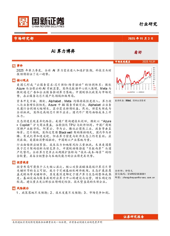 计算机：AI算力博弈
