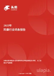 企业竞争图谱：2025年民爆行业 头豹词条报告系列
