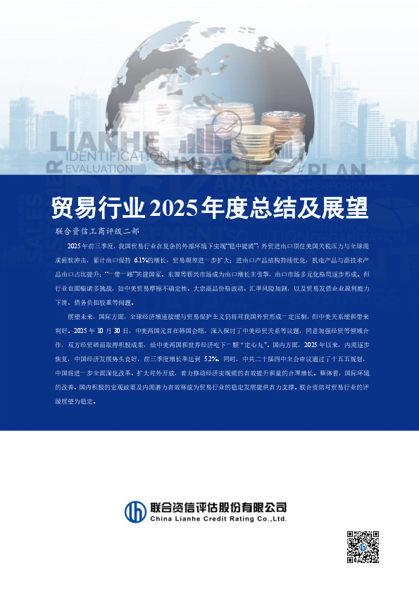 贸易行业2025年度总结及展望