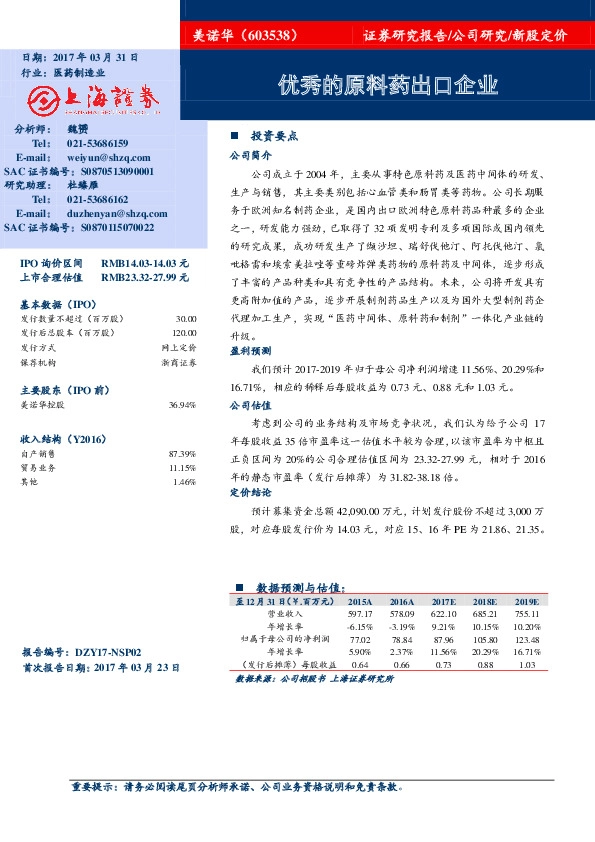优秀的原料药出口企业