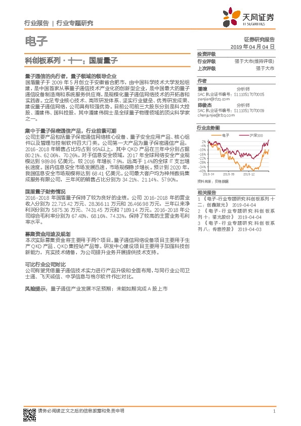 科创板系列·十一:国盾量子