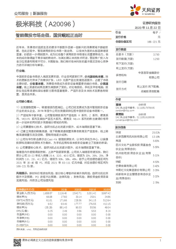智能微投市场走俏，国货崛起正当时