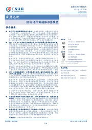 2019年中期通胀形势展望：有虑无忧