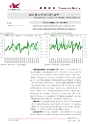 2019年6月CPI/PPI点评：鲜菜价格回落，石油相关行业价格调整，整体物价环比下降