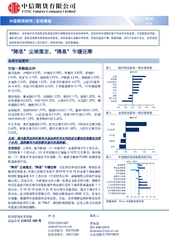 宏观周报：“降准”尘埃落定，“降息”乍暖还寒