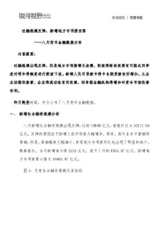 八月货币金融数据分析：社融规模反弹，新增地方专项债回落