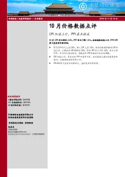 10月价格数据点评：CPI加速上行，PPI基本触底