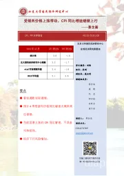 CPI、PPI点评报告：受猪肉价格上涨带动，CPI同比增速继续上行