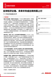 11月经济数据点评：全球经济企稳，未来半年或出现共振上行