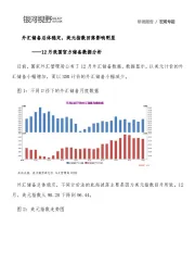 12月我国官方储备数据分析：外汇储备总体稳定，美元指数回落影响明显