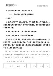 12月央行资产负债平衡表大幅扩表：公开市场活动操作加强，流动性注入明显