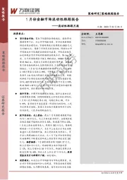 流动性跟踪月报：1月份金融市场流动性跟踪报告