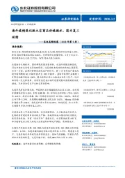 实体高频观察（2020年第9周）：海外疫情恶化致大宗商品价格跳水，国内复工延续