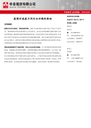 宏观策略：疫情对美股不同行业回购的影响