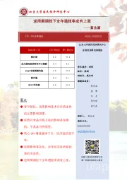 CPI、PPI点评报告：逆周期调控下全年通胀率或有上涨