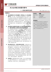 宏观专题研究报告：关注全球需求放缓的影响