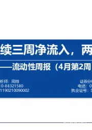 流动性周报（4月第2周）：北上资金连续三周净流入，两融企稳回升