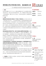关于特朗普宣布美国各州分阶段重启经济的点评：特朗普宣布分阶段重启经济，美股期指大涨