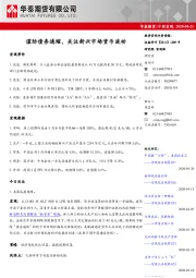 中国宏观：谨防债务通缩，关注新兴市场货币波动