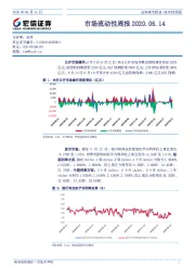 市场流动性周报