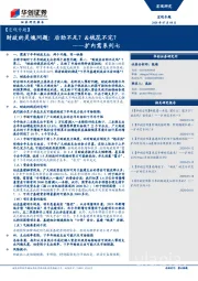 【宏观专题】扩内需系列七：财政的灵魂问题：后劲不足？&钱花不完？